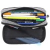 Sunstar Stationery Outdoor Pencil Case, 2 Rooms, Black S1414690