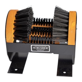 Scrusher - Deluxe Shoe & Boot Cleaner Brush Outdoor Heavy Duty Weather Resistant Boot Scraper Brush for Cleaning Mud, Slush, and Snow from Footwear – Made in The USA