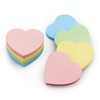 Heart Shape Sticky Notes 4 Color Pastel Colorful Sticky Pad