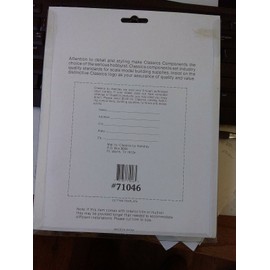 classics dollhouse miniatures 1:12 New Double Hooded Victorian Nonworking Window