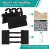 12 Pcs Black Rv Sewer Weight Bag Camping Sandbags Weight