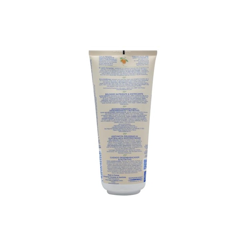 Mustela 2 en 1, Acondicionador + Leave in, para cabello