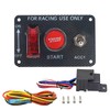 BYYOUIV 3-in-1 Universal 12V Racing Ignition Switch Panel - Push
