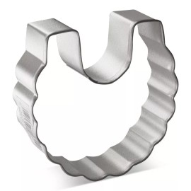 Unbranded Baby Bib Cookie Cutter 3'' Metal