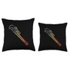 Vintage Pipe Wrench Sketch Pipefitter Tradesman Throw Pillow