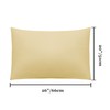 sourcing map 2 Packs Pillow Cases Double Brushed Microfiber Pillowcases
