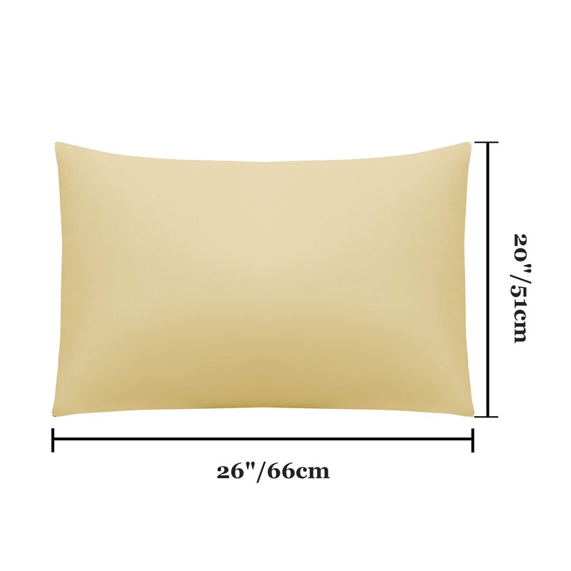sourcing map 2 Packs Pillow Cases Double Brushed Microfiber Pillowcases