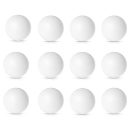 YYaaloa YYaaloa 30pcs Balls Table Tennis Balls Ping Pong Balls,40mm Table Tennis Ball Colorful Plastic Balls for Game,Party,DIY Arts Craft Pet Toy (White, 30pcs)