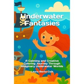 Underwater Fantasies: A Calming and Creative Coloring Journey Through Imaginary Underwater Worlds