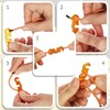 COM-FOUR® 4x guy ropes, each 4m for camping, reflective in