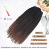 TUVOJALE Marley Twist Braiding Hair 14 inch Afro Kinky Curly