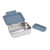LÄSSIG Children’s Lunch Box, Stainless Steel Breakfast Box, Sustainable, for