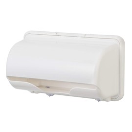 Inomata Chemical 0342 Kitchen Paper Holder, Pure White, Width 11.7 x Depth 5.5 x Height 7.0 inches (29.7 x 13.9 x 17.8 cm), Plus Smart (Made in Japan)