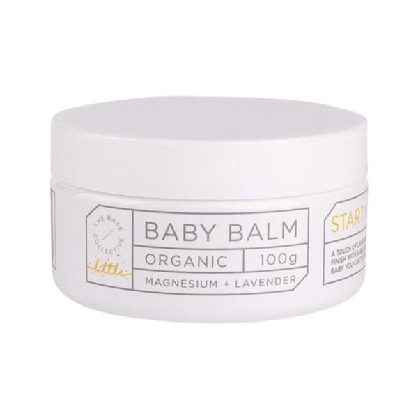 The Base Collective Little Organic Baby Balm Magnesium & Lavender 100g