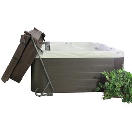 Outdoor Solutions Inc. Lazy Lifter® Heavy-Duty Hot Tub Cover Lifter, Spa Cover Lift for 6'-8' Hot Tubs, Extra Large Footplate for Stability That fits Under The tub