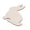 48PCS Animal Wooden Slice DIY Wood Ornaments Blank Decoration Shaped