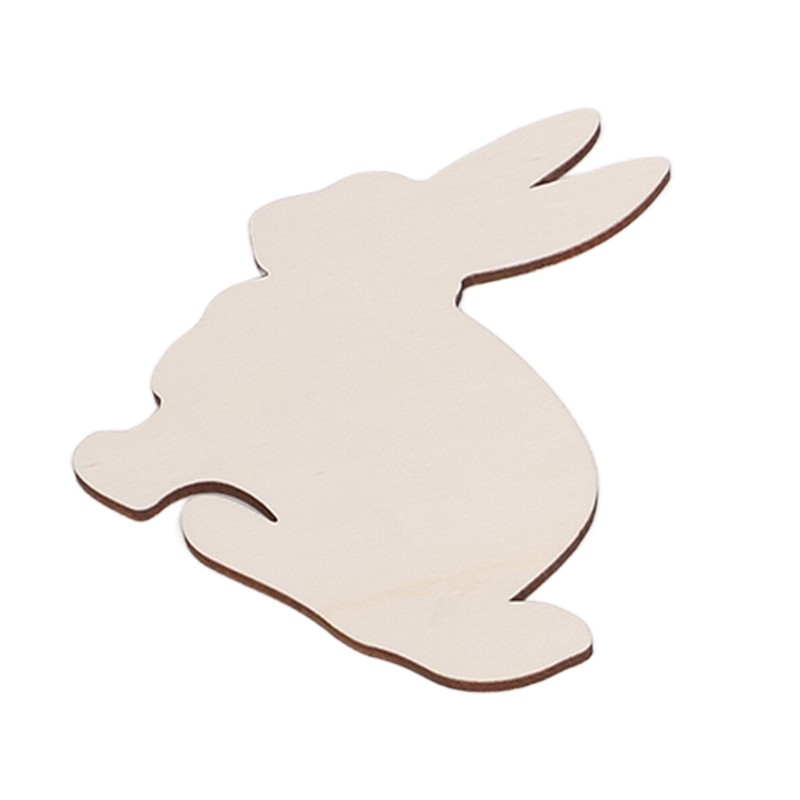48PCS Animal Wooden Slice DIY Wood Ornaments Blank Decoration Shaped