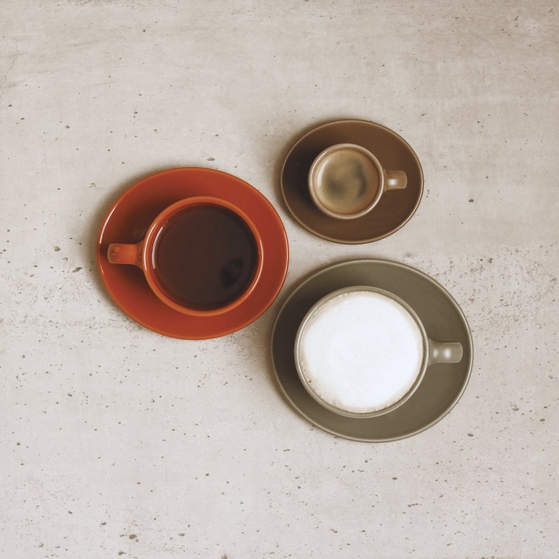 KINTO 23589 Topo Cup & Saucer, 7.8 fl oz (200