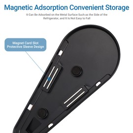 Magnetic Scissor Holder Heavy Duty Kitchen Shears Ultra Cutting Poultry Shears Cooking Food Utility Rack for Kitchen As Shown