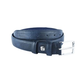 Sergio Tacchini Men's Belt Outside PU Leather Inside Nickel Free Buckle, Blue (695) 3 cm