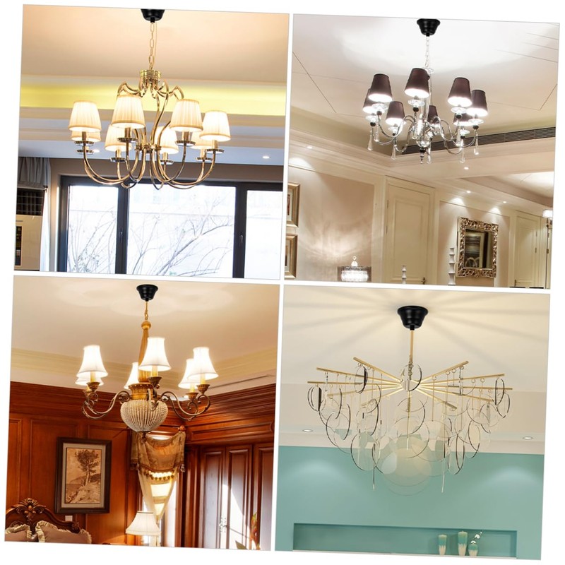 OSALADI 4pcs Chandelier Ceiling Tray Light Mounting Kit Ceiling Light