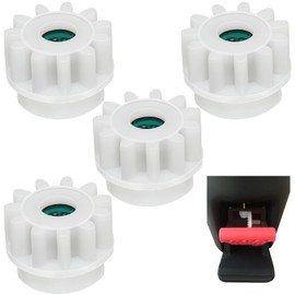 4-Pack White Replacement Gears for Spin Mop Bucket Pedal, High-Stre with Stainless Steel Needle Bearings – Easy Install & Long-Lasting