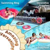 DMAR Pool Floats Donut Inflatables 23.4" Donut Pool Floats for