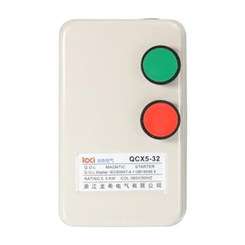 Rebower Magnetic Electrical Motor Starter, Three Phase Synchronous Switches Controller, [for Air Compressor] - AC220V/240V 2.2KW 3HP