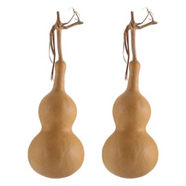 jojofuny Pack of 2 Calabash Jewellery Pumpkin Practical Table Decoration Bottle Gourd Pendant Original Dry Pumpkin Craft Photography Props