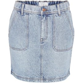 Noisy may Women's Denim Skirt, Light blue (light blue denim)
