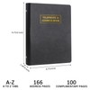 Refillable Address Book with Alphabetical Tabs, 600 Entry Spaces Large