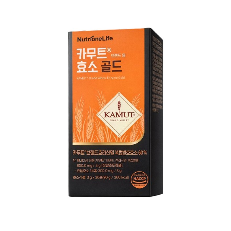 Nutrione Kamut Enzyme Gold 3g x 30 packets (6) /