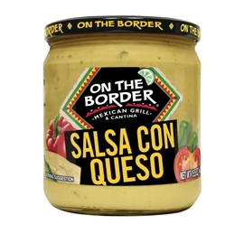 On The Border Salsa Con Queso, 15.5-Ounce Jar (Pack of 6) (50781138802159)