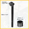 BULLSPANN Seat Post 25.4 Bicycle Saddle Post 300x25.4mm Aluminum Alloy