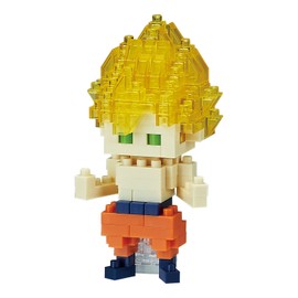 nanoblock - Dragon Ball Z - Son Goku Super Saiyan, Character Collection Series Building Kit