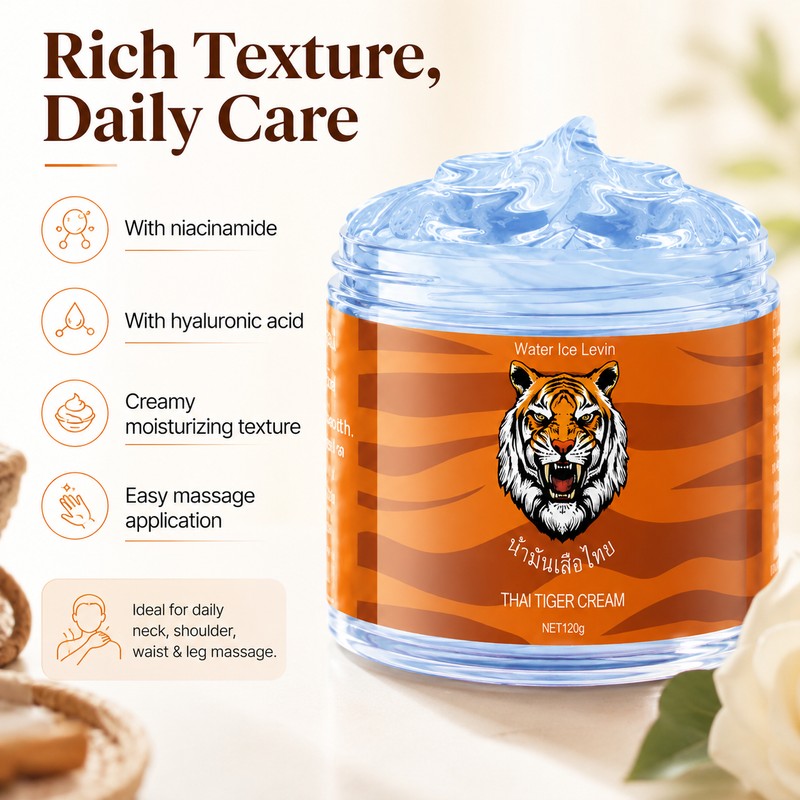 Thai Tiger Massage Cream for Body Care – Moisturizing Comfort