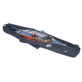 Element Equipment Deluxe Padded Ski Bag Single - Premium High End Travel Bag Black Ripstop 190