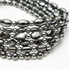 OVER-9 Terahertz Mineral Anklet 4mm Magnetic Hematite Health Accessory Foot