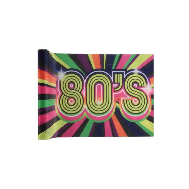 Generique - 80s Table Decoration Party Accessories Colourful 3 m