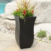 Mayne Valencia 30in Tall Planter - Black - 16in L