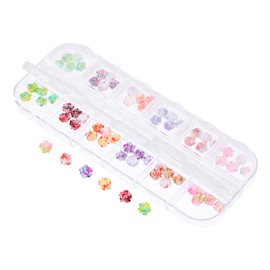 Baluue 3D Acrylic Rose Nail Art Decoration Set 12 Pieces Manicure Supplies for Salon or Home Use for Nail Art Lovers and Special Occasions