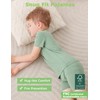 JunNeng Bamboo Viscose Toddler Pajamas,Baby Boy Girl Solid Snug Fit