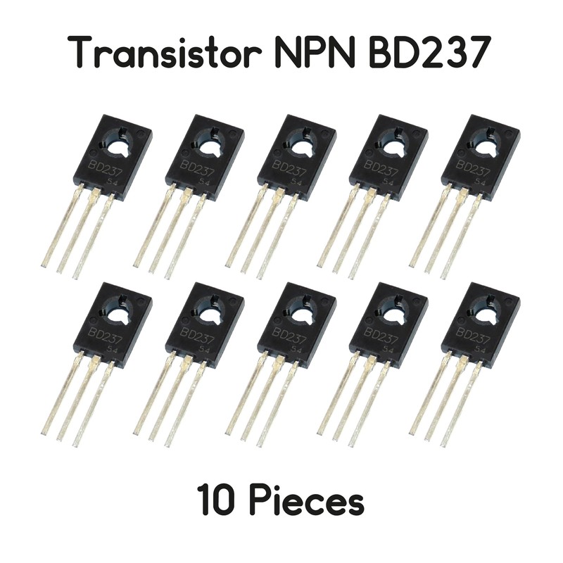 10 x NPN BD237 80V 2A Transistor Kit