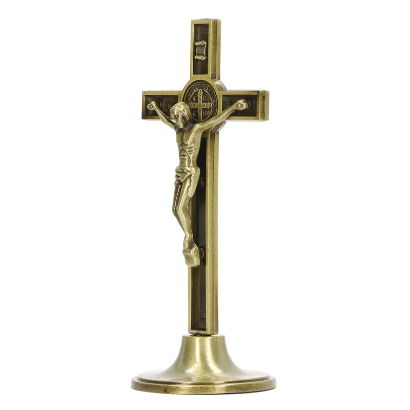 Catholic Cross Hand Made Zinc Alloy Metal Vertical Catholic Crucifix