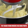 Flexible Flat Stirrer for Kitchen-Aid for 4-5 Quart Bowls, Flexible