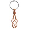 Diy Keychain Unfinished Macrame String Lanyard Stone Crystal Holder Cord