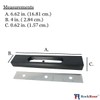 6'' Double-Edged Stainless Steel Blade, Replacement Blades for Scrapers, Heavy-Duty,