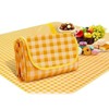 PVC Picnic & Camping Mat - Easy Storage Car Camping Mat Yellow 200x200cm 2ea