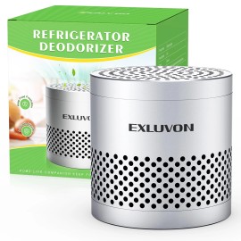 Exluvon Fridge Deodorizer, Lasts for 10 Years Refrigerator Deodorizer Odor Eliminator.