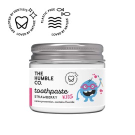 The Humble Co. Natural Toothpaste in a Jar 64g Kids Strawberry